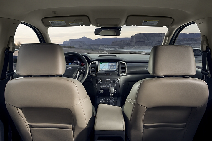 2019 Ford Ranger LARIAT leather trimmed seats